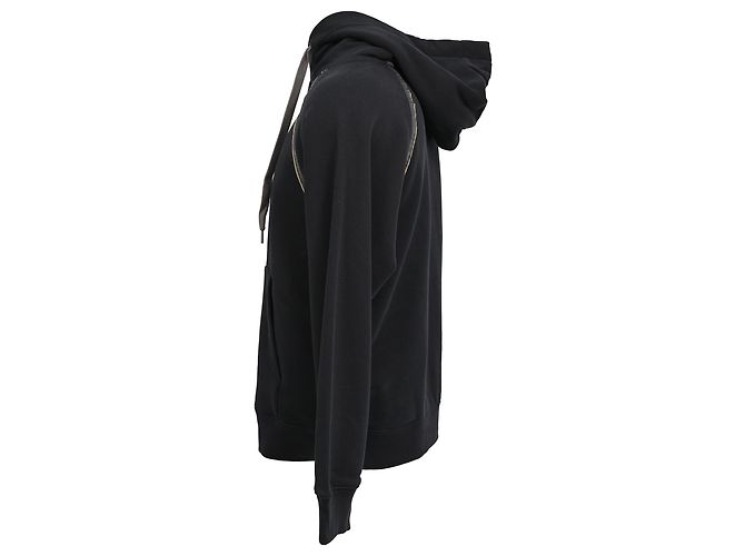 Theory Kapuzenpullover aus schwarzer Baumwolle - Ansicht 2