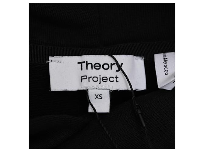 Theory Kapuzenpullover aus schwarzer Baumwolle - Ansicht 5