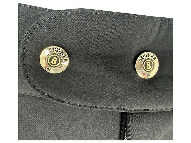 Bogner ausgestellte Hose aus schwarzem Polyester - Ansicht 4