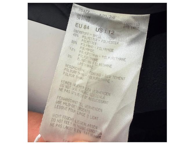 Bogner ausgestellte Hose aus schwarzem Polyester - Ansicht 6