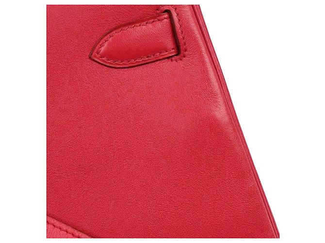 Hermès Hermes Kelly Red Evercalf with Gold Hardware 28 - view 3