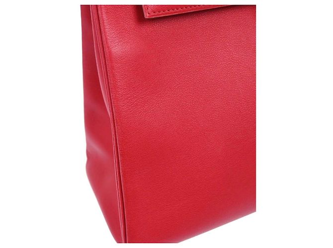 Hermès Hermes Kelly Red Evercalf with Gold Hardware 28 - view 6