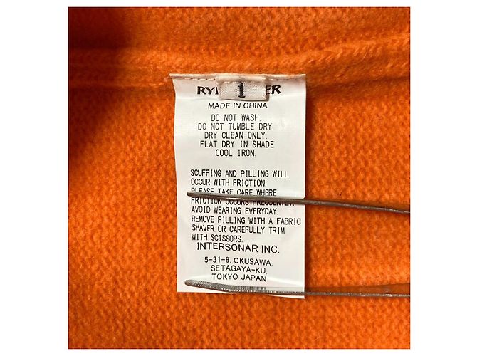 Autre Marque Malha de lã e cashmere RYE TENDER Laranja - vista 5