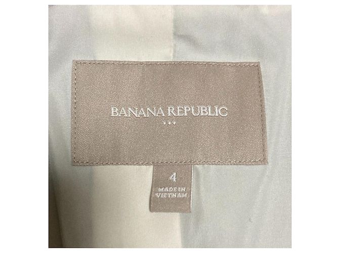 Autre Marque Chaqueta entallada de espiga Banana Republic Castaño - vista 4