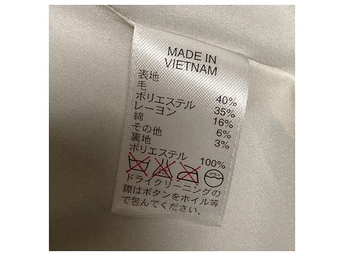 Autre Marque Chaqueta entallada de espiga Banana Republic Castaño - vista 5