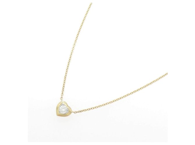 Autre Marque Collana Cuore con Diamanti Au750 D'oro - vista 2