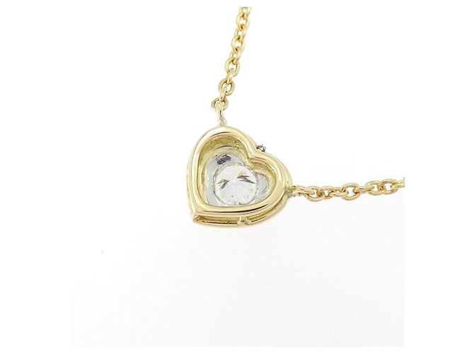 Autre Marque Collana Cuore con Diamanti Au750 D'oro - vista 4