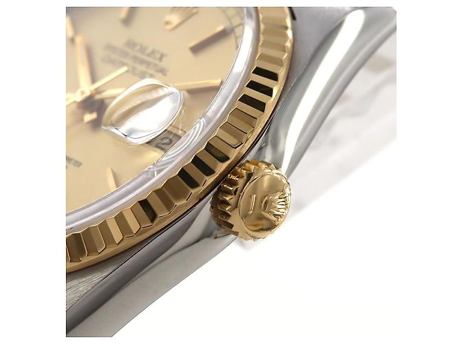 Rolex Datejust Stainless Steel x Yellow Gold Golden - Ansicht 4