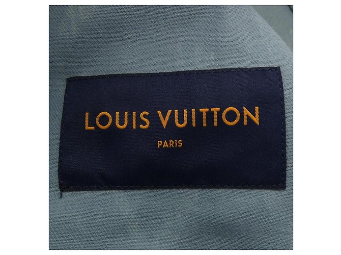 Chaqueta de denim Louis Vuitton DNA Leaf Castaño - vista 4