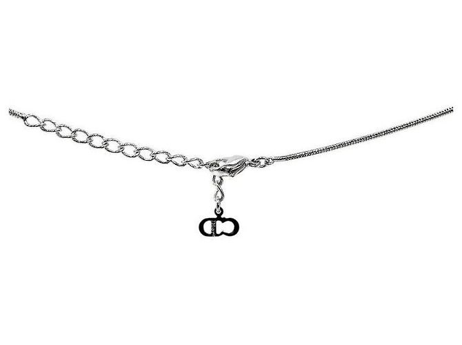 Oblique Dior Collana in argento con piastra obliqua cubica - vista 3