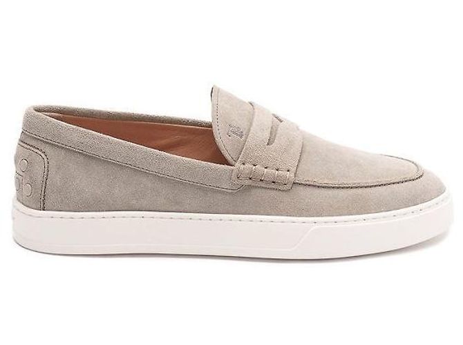 Tod's Mocassini in camoscio Marrone - vista 3