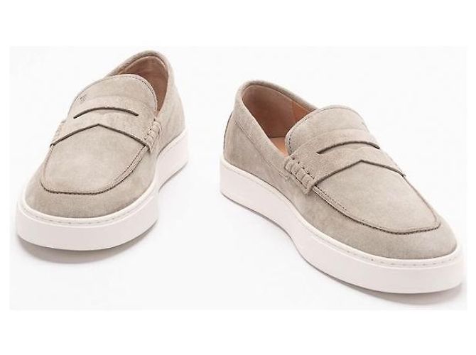 Tod's Mocassini in camoscio Marrone - vista 4