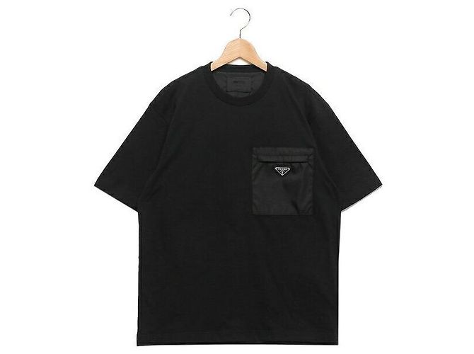 Prada Baumwoll-T-Shirt mit Nylontasche - Ansicht 3