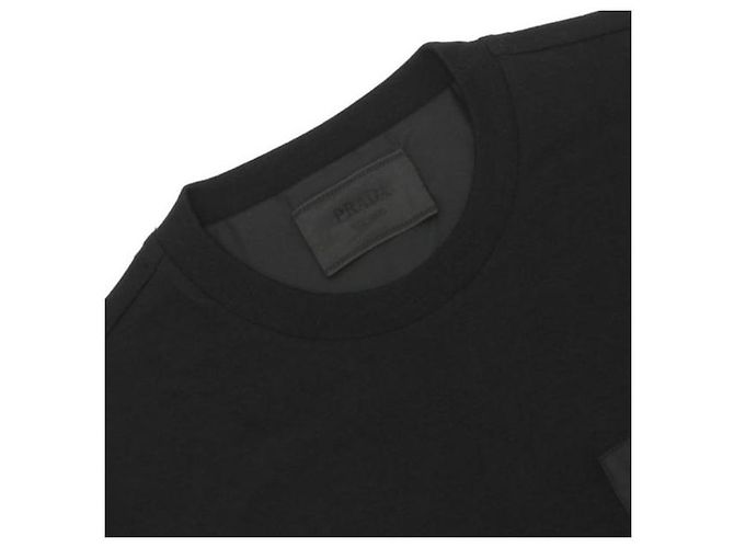 Prada Baumwoll-T-Shirt mit Nylontasche - Ansicht 5