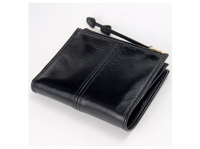 Prada Small Leather Wallet Black - view 4