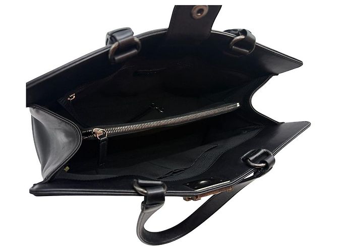 Chanel Borsa Shopping Boy in Pelle di Agnello Nera Nero - vista 7
