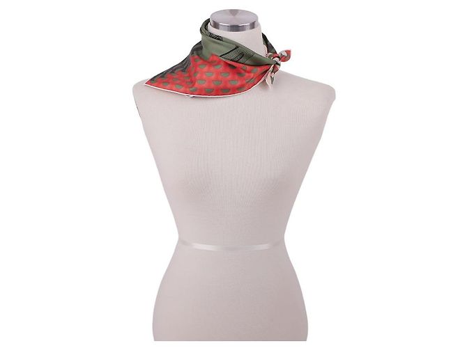 Hermès Portrait de Boucle Scarf Braun - Ansicht 10