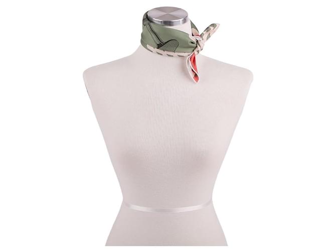 Hermès Portrait de Boucle Scarf Braun - Ansicht 13