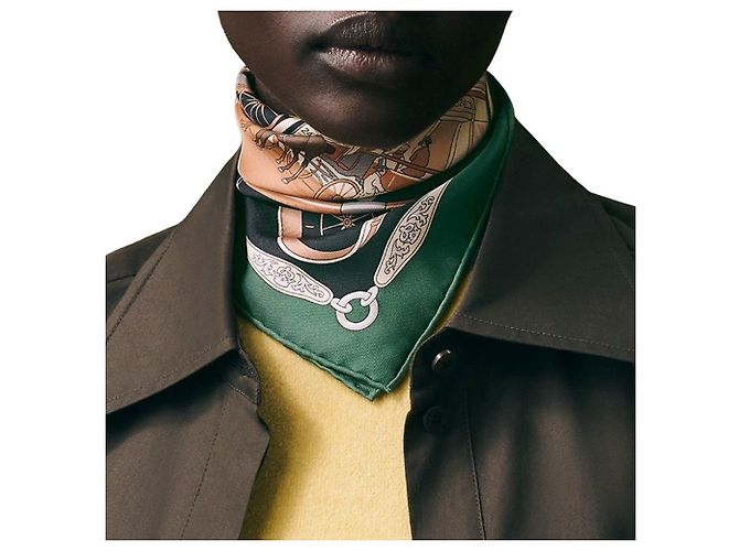 Hermès Bufanda Castaño - vista 4