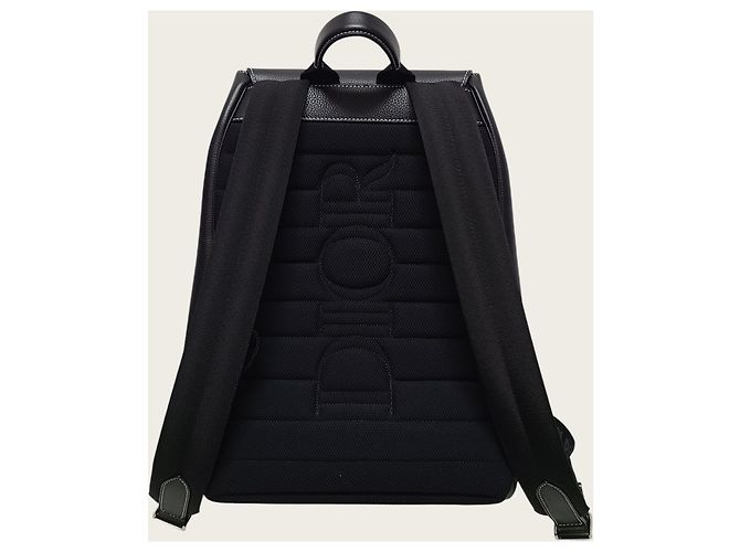 Dior Mochila Saddle com aba em couro de bezerro grão preto - vista 5