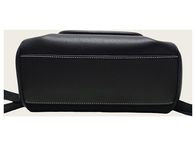 Dior Mochila Saddle com aba em couro de bezerro grão preto - vista 6