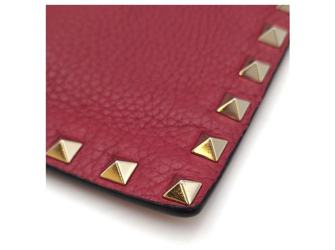 Valentino Clutch a Busta Rockstud Rossa Rosso - vista 11