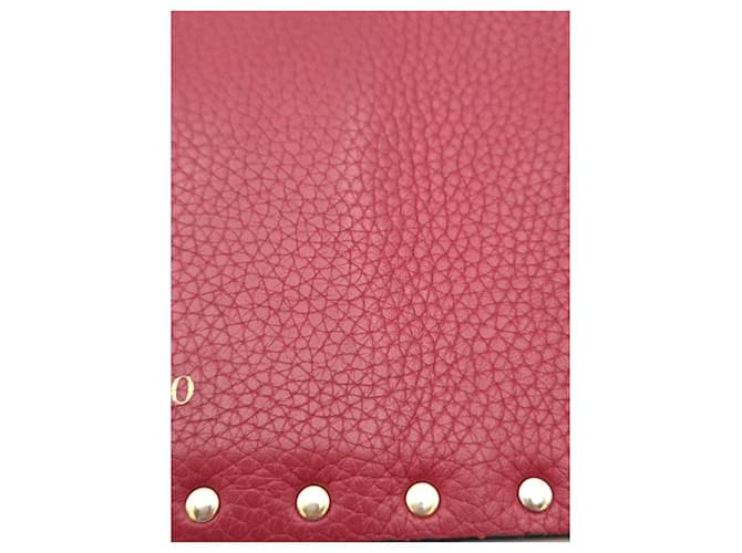 Valentino Clutch a Busta Rockstud Rossa Rosso - vista 15