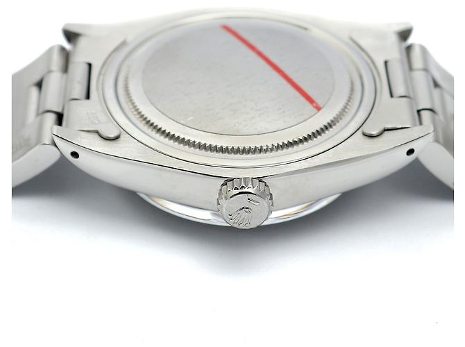 Rolex Orologio da uomo Oyster Date Gold Hands Manuale Argento - vista 12