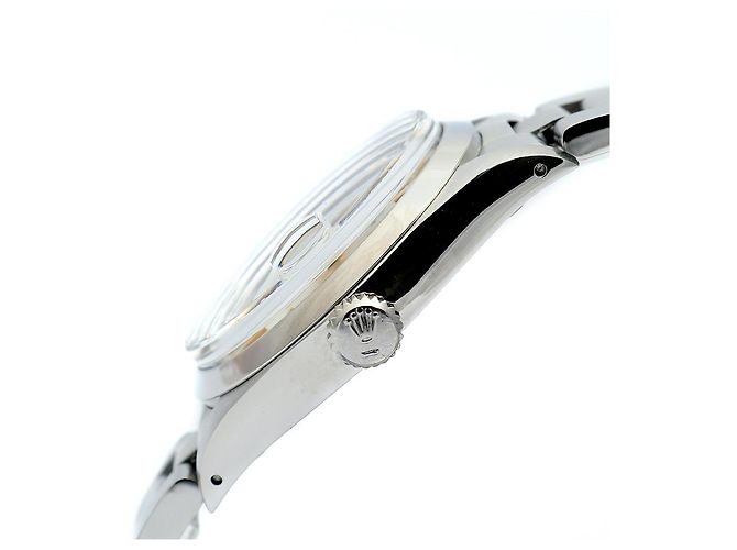 Rolex Orologio da uomo Oyster Date Gold Hands Manuale Argento - vista 8