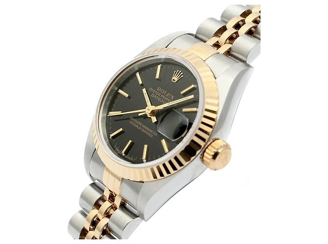 Rolex Orologio da donna Datejust quadrante nero - vista 10