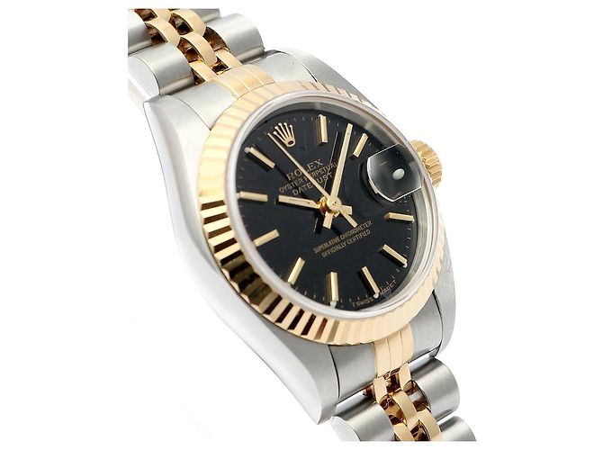 Rolex Orologio da donna Datejust quadrante nero - vista 11