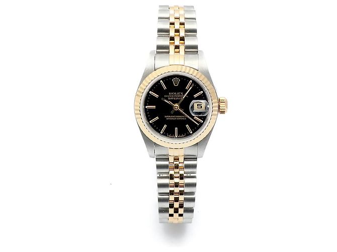 Rolex Orologio da donna Datejust quadrante nero - vista 14