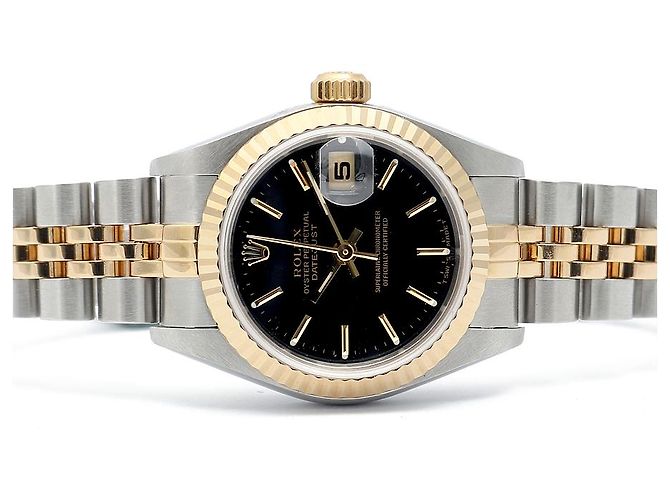 Rolex Orologio da donna Datejust quadrante nero - vista 17