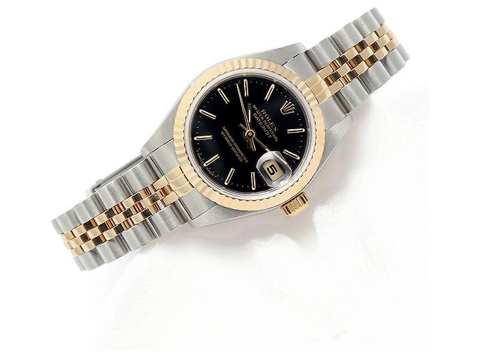 Rolex Orologio da donna Datejust quadrante nero - vista 21