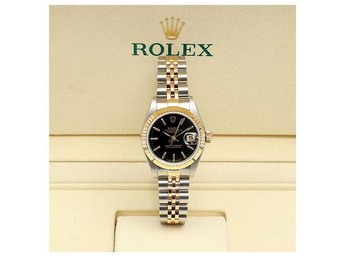 Rolex Orologio da donna Datejust quadrante nero - vista 22