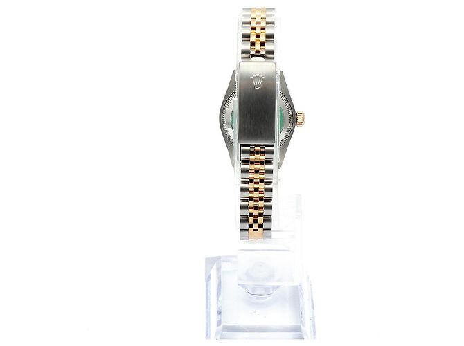 Rolex Datejust Quadrante in Lino Champagne Gold Orologio Combo Vintage da Donna - vista 6