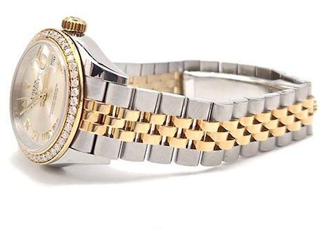 Rolex Reloj Datejust Combination Diamantes Plata - vista 2