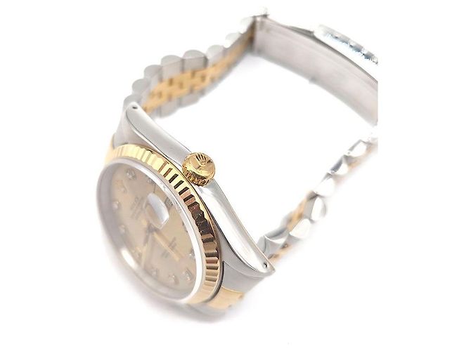 Rolex Orologio Datejust Combination D'oro - vista 7