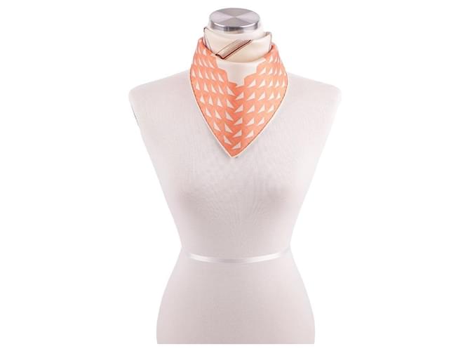 Hermès Portrait de Boucle Scarf Braun - Ansicht 9