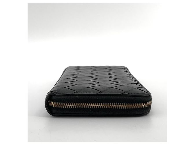 Bottega Veneta Portafoglio lungo con zip Intrecciato Nero - vista 11
