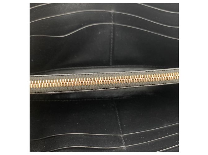 Bottega Veneta Portafoglio lungo con zip Intrecciato Nero - vista 13