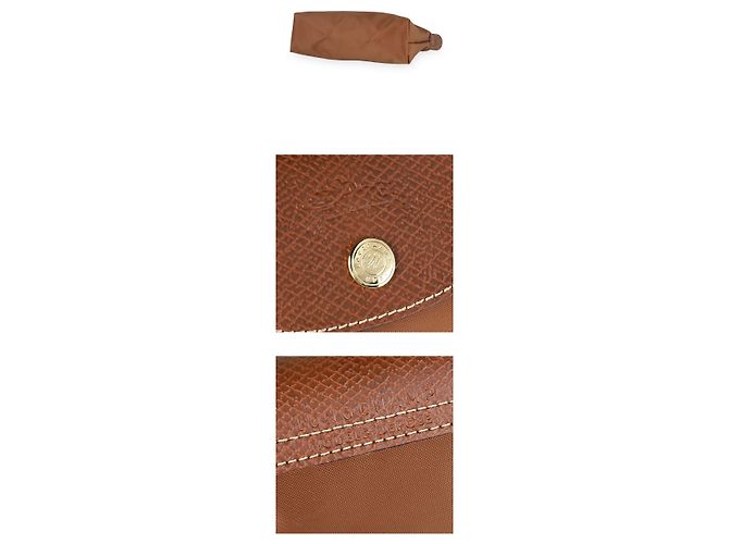 Longchamp Pouch con manico Le Pliage Original da donna Marrone - vista 4