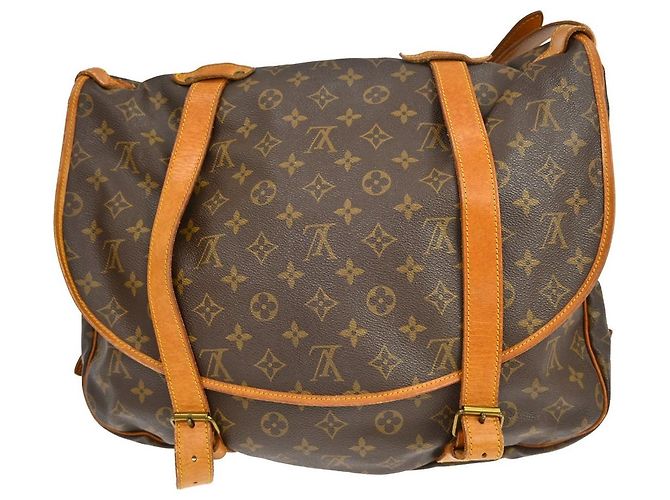 Louis Vuitton Saumur Monogram 43 Marrone - vista 2