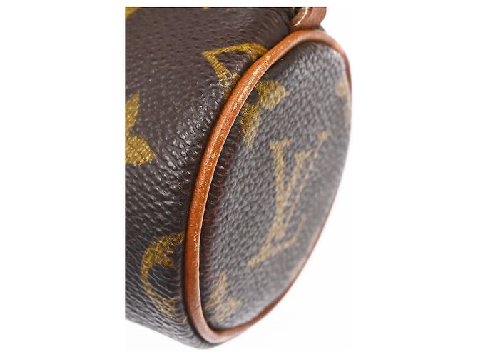 Louis Vuitton Papillon Pochette Monogram Canvas Mini Marrone - vista 5
