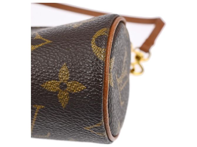 Louis Vuitton Papillon Pochette Monogram Canvas Mini Marrone - vista 6
