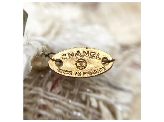 Spilla Corsage Camelia Chanel Bianco Beige - vista 5