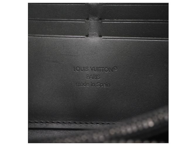 Louis Vuitton Monogram Midnight Zippy Wallet Black - view 16