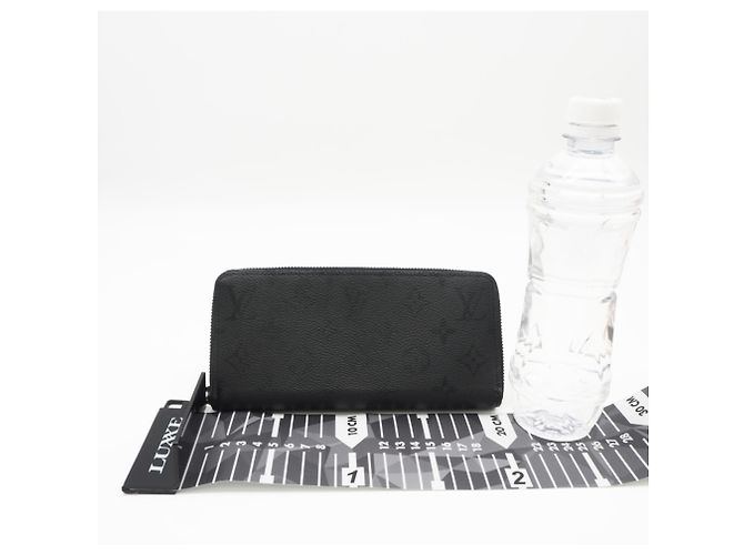 Louis Vuitton Monogram Midnight Zippy Wallet Black - view 3