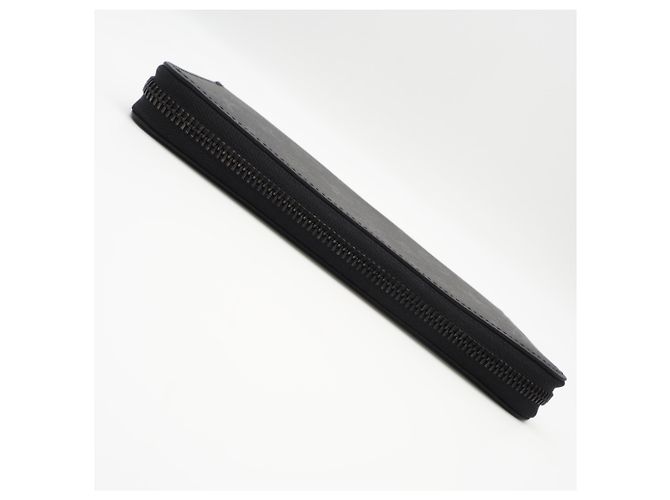 Louis Vuitton Monogram Midnight Zippy Wallet Black - view 8