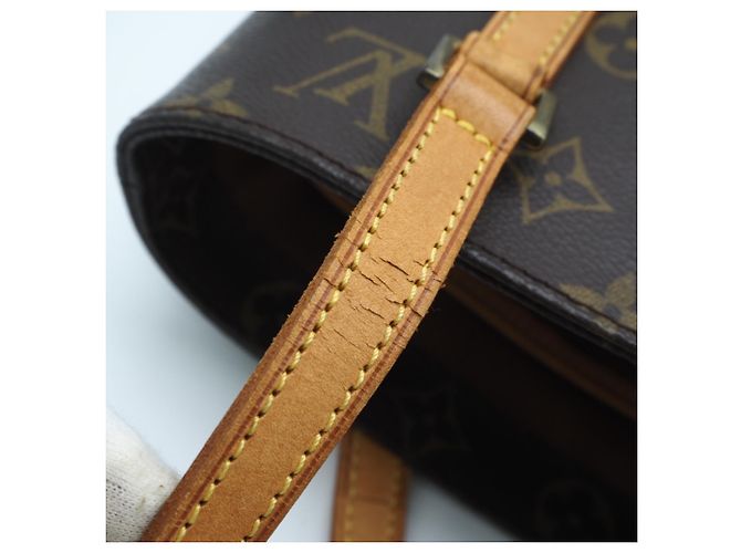 Borsa Louis Vuitton Monogram Vavin PM Marrone Beige - vista 6